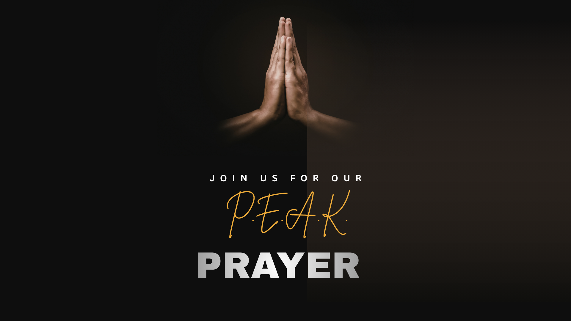 Prayer time PEAK