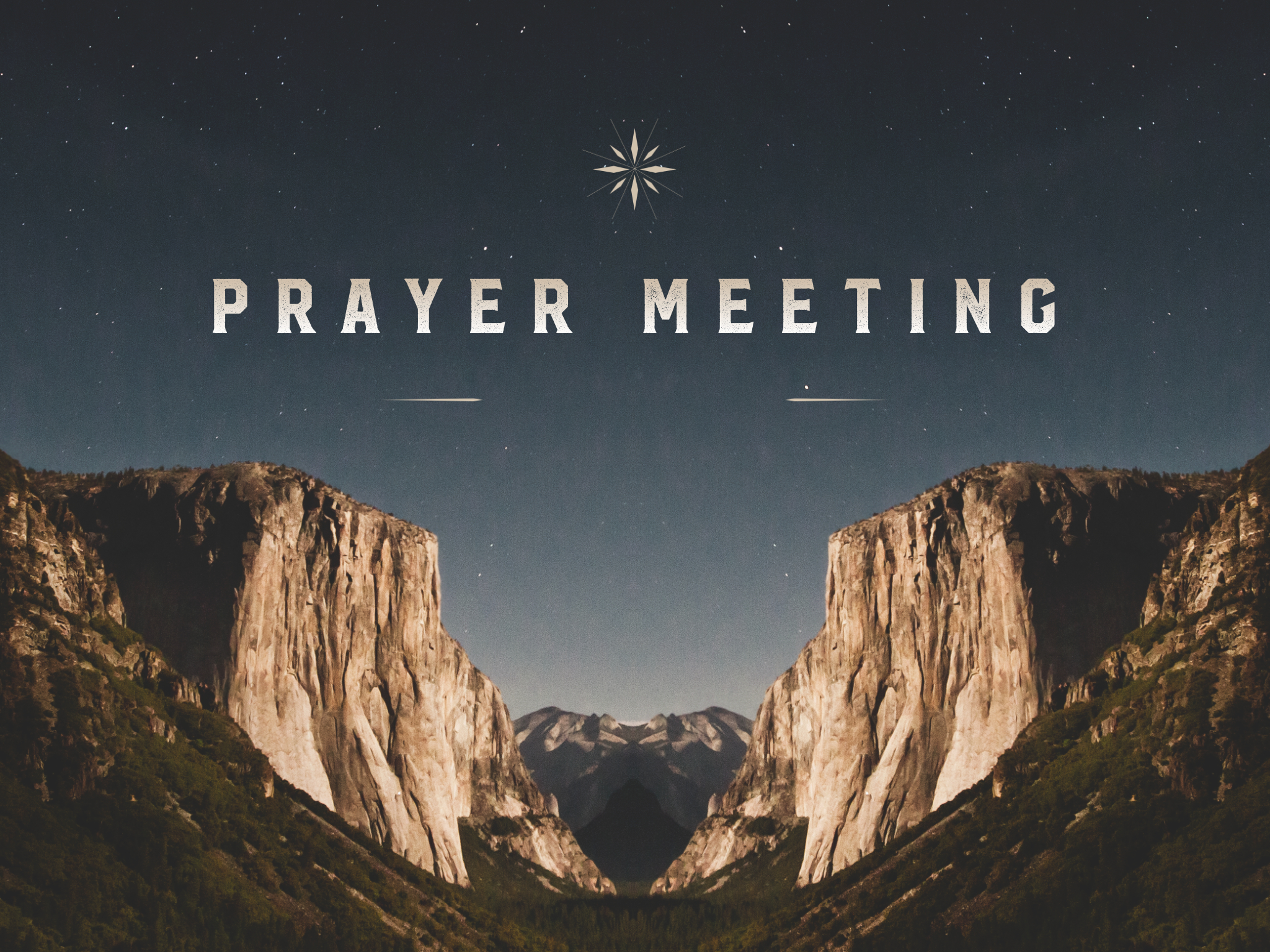 Prayer Meeting (Title Slide) image