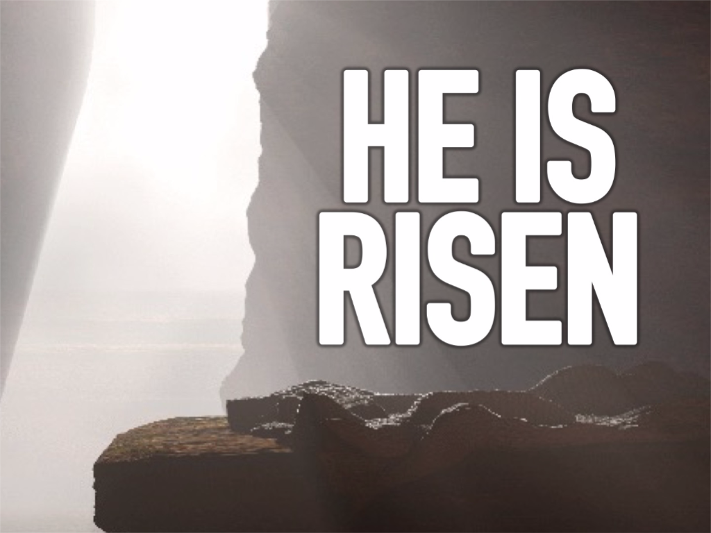 HE Is Risen banner