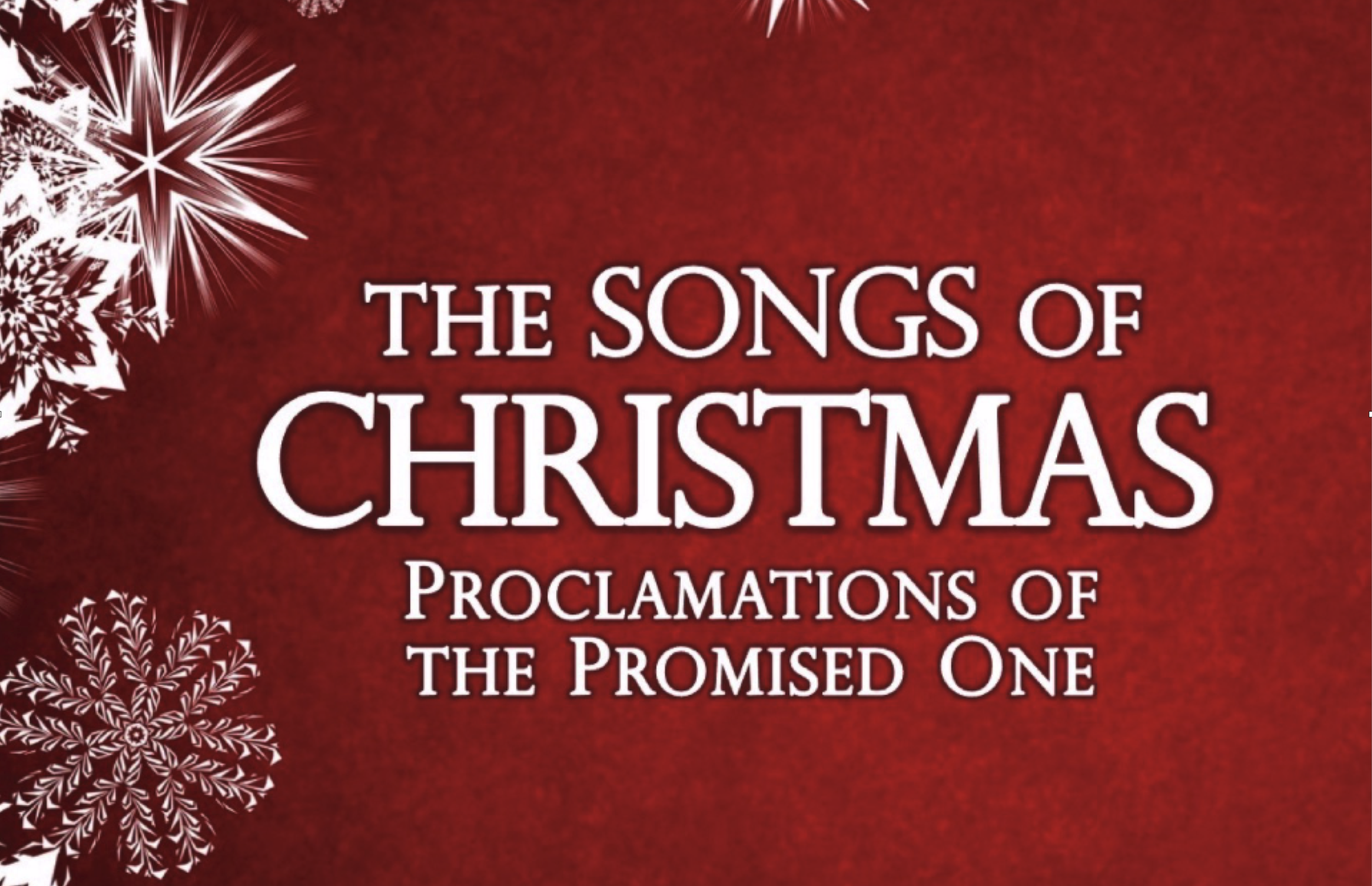 The Songs of Christmas banner