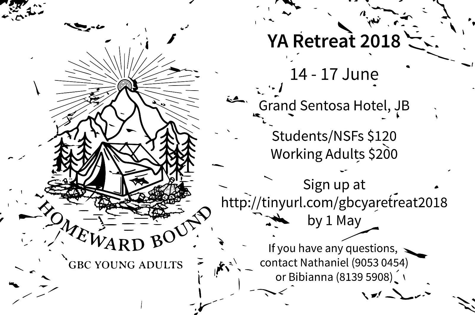 YA retreat 2018 poster
