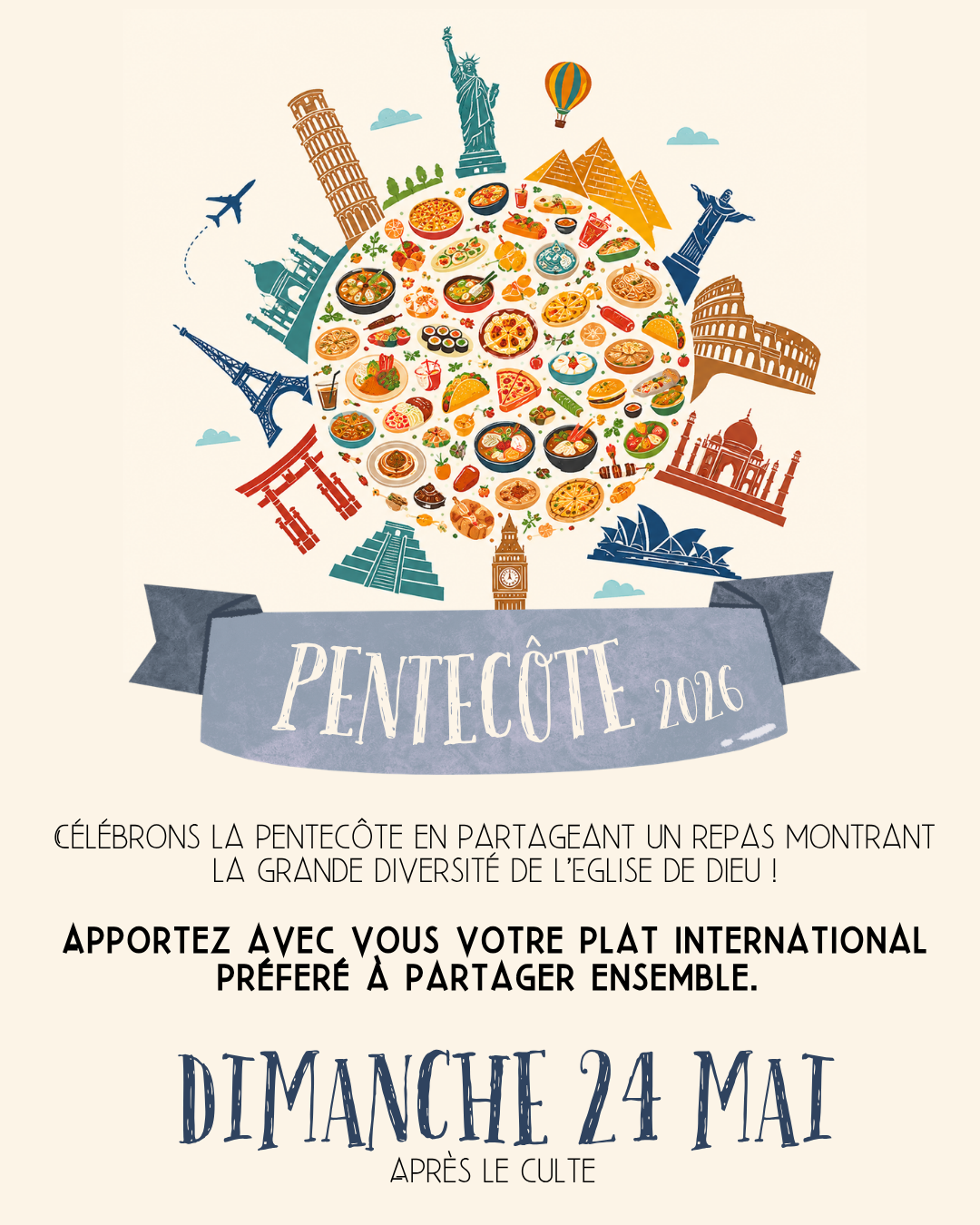 Pentec&ocirc;te 2026