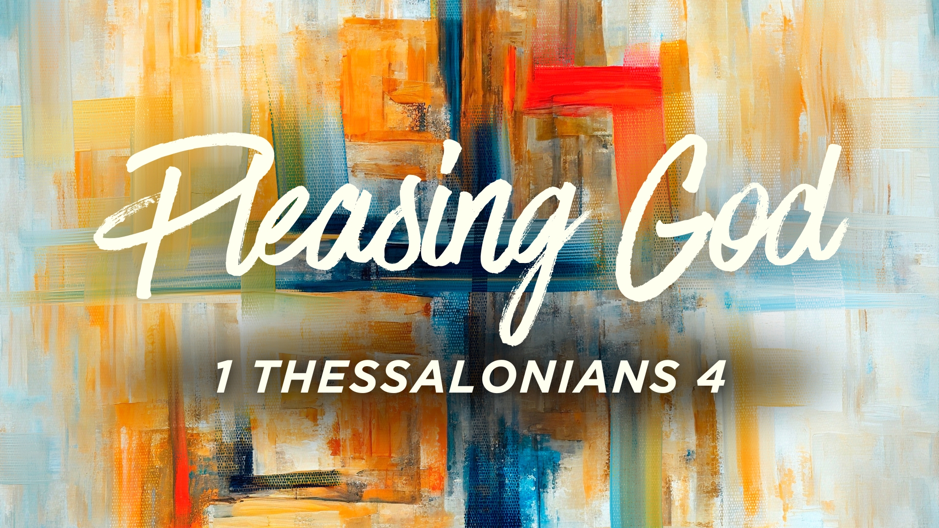 Pleasing God banner
