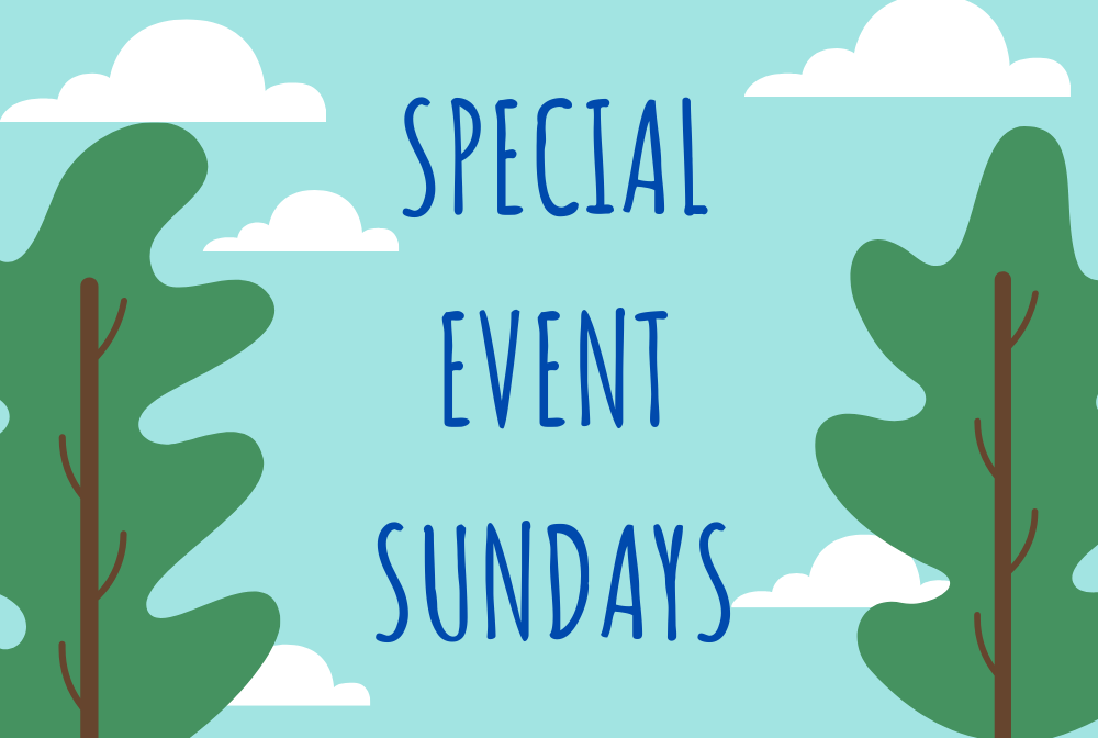 Special Event Sundays banner