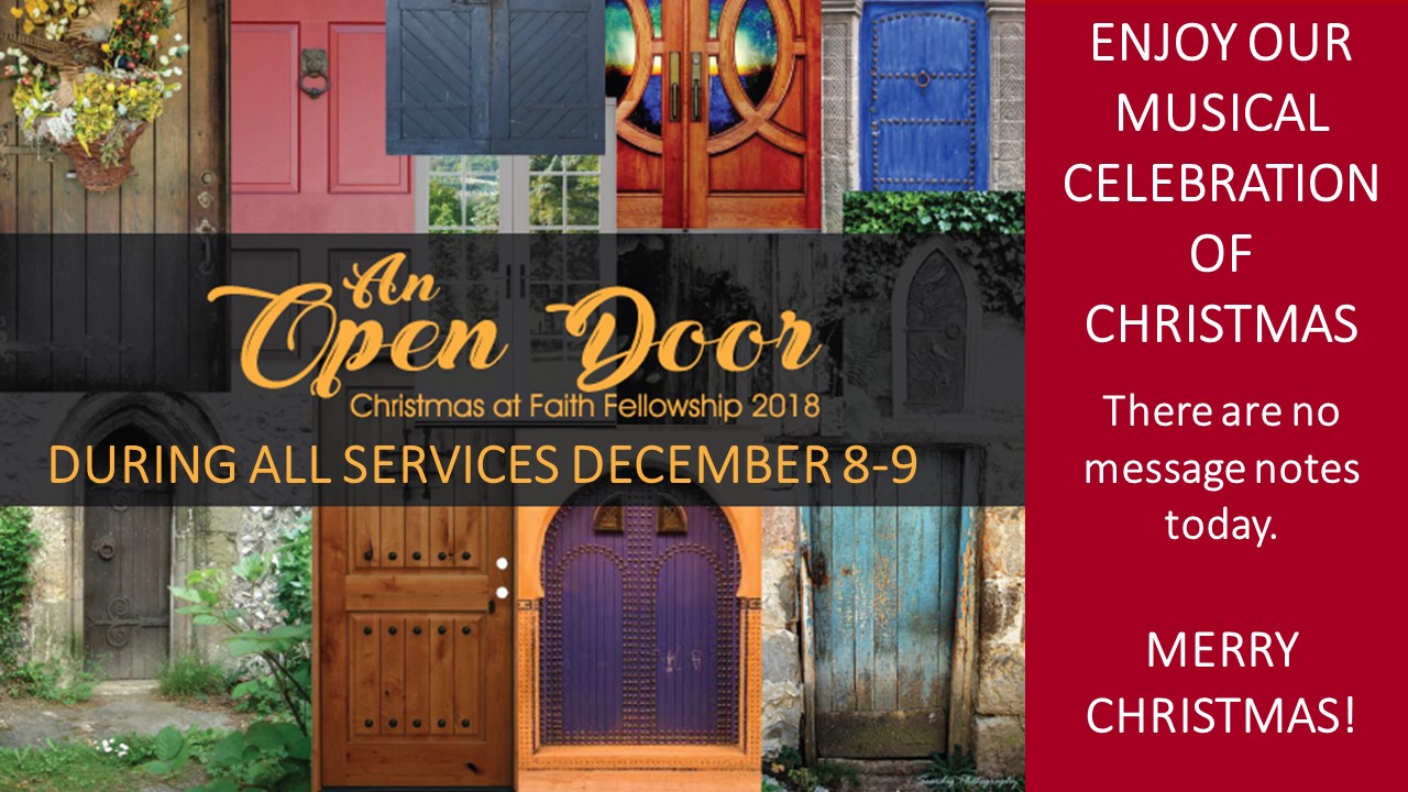 Open Door Sermon Slide