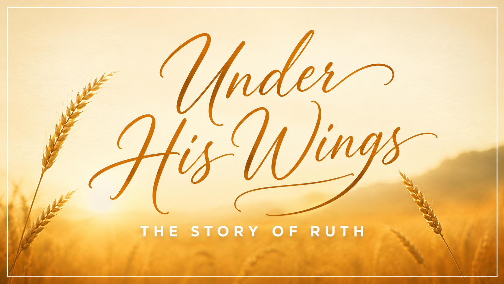 Under His Wings banner