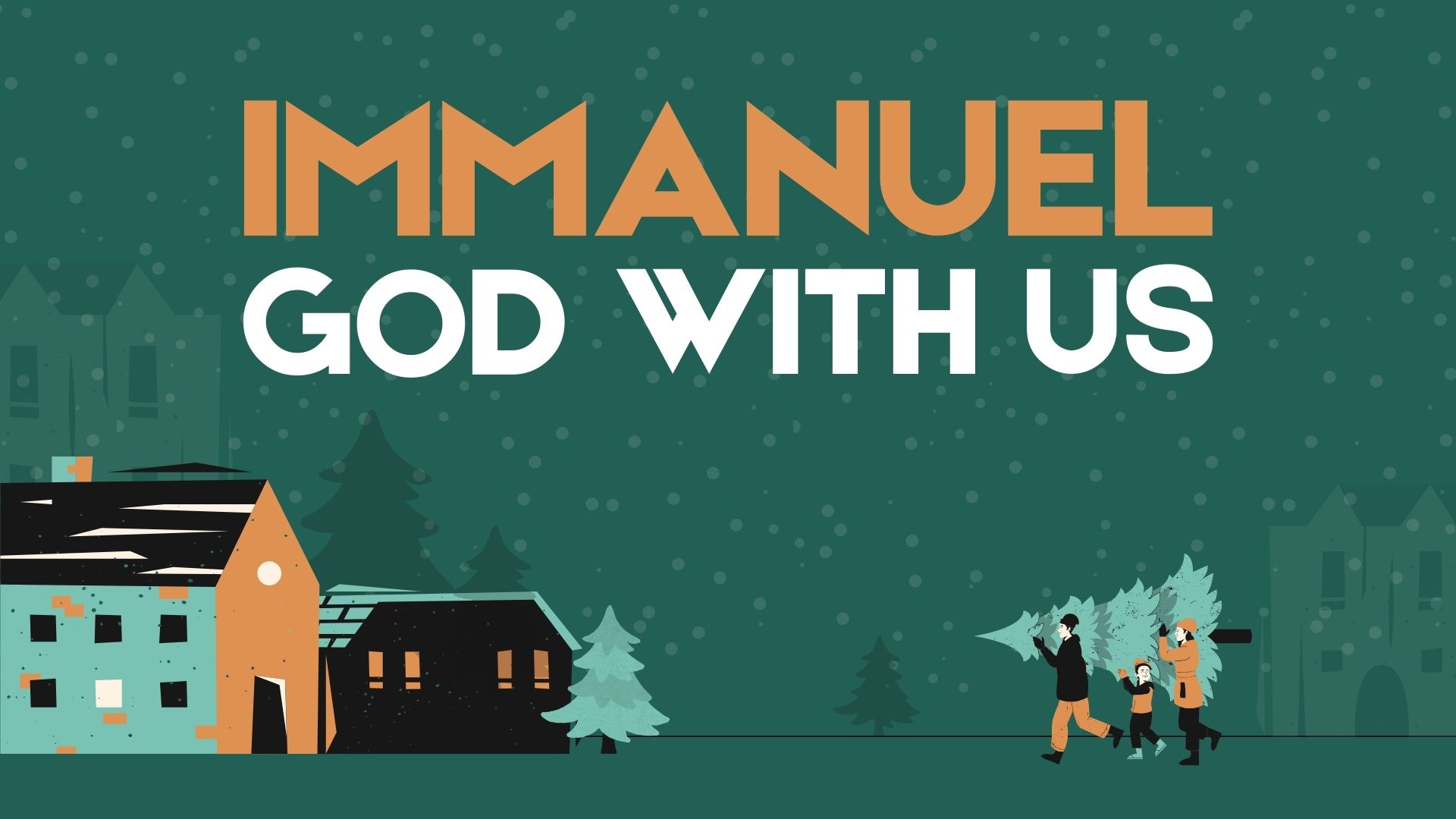 Immanuel:  God with us banner