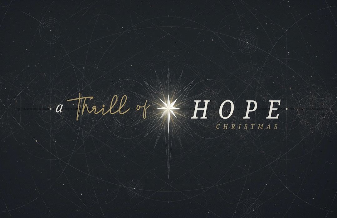 A Thrill of Hope: Christmas banner