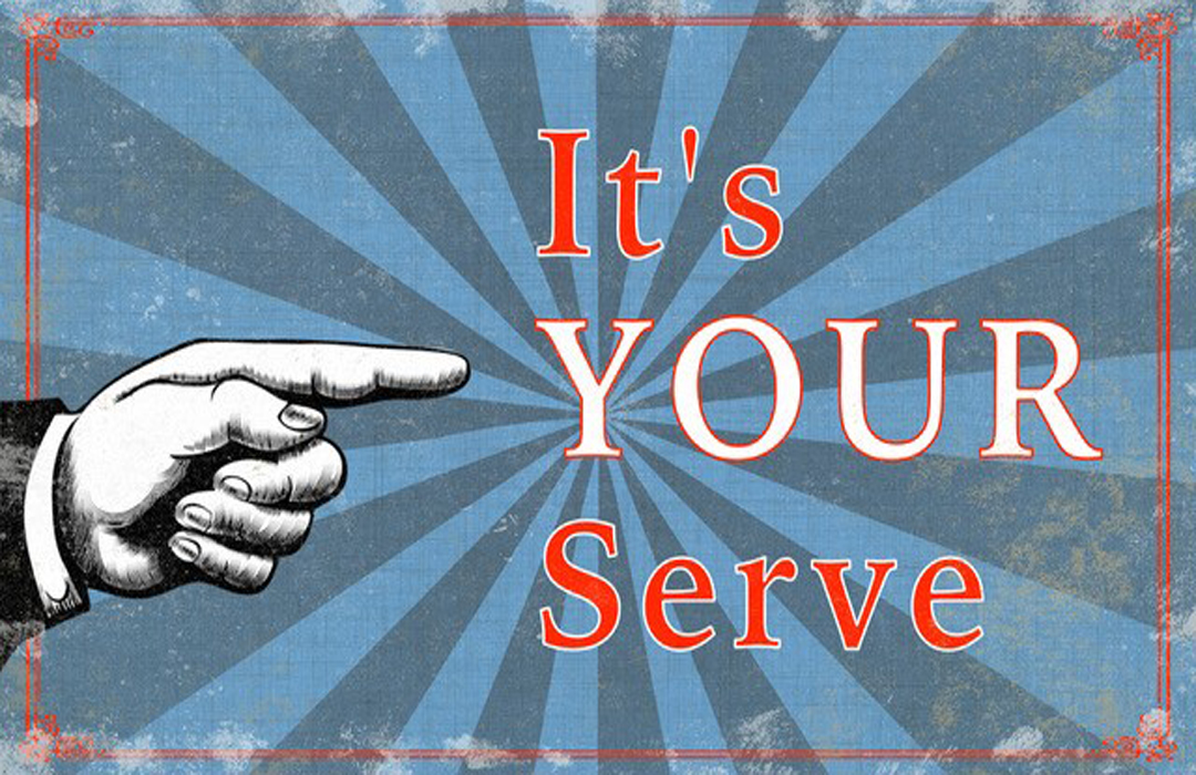 It's Your Serve banner
