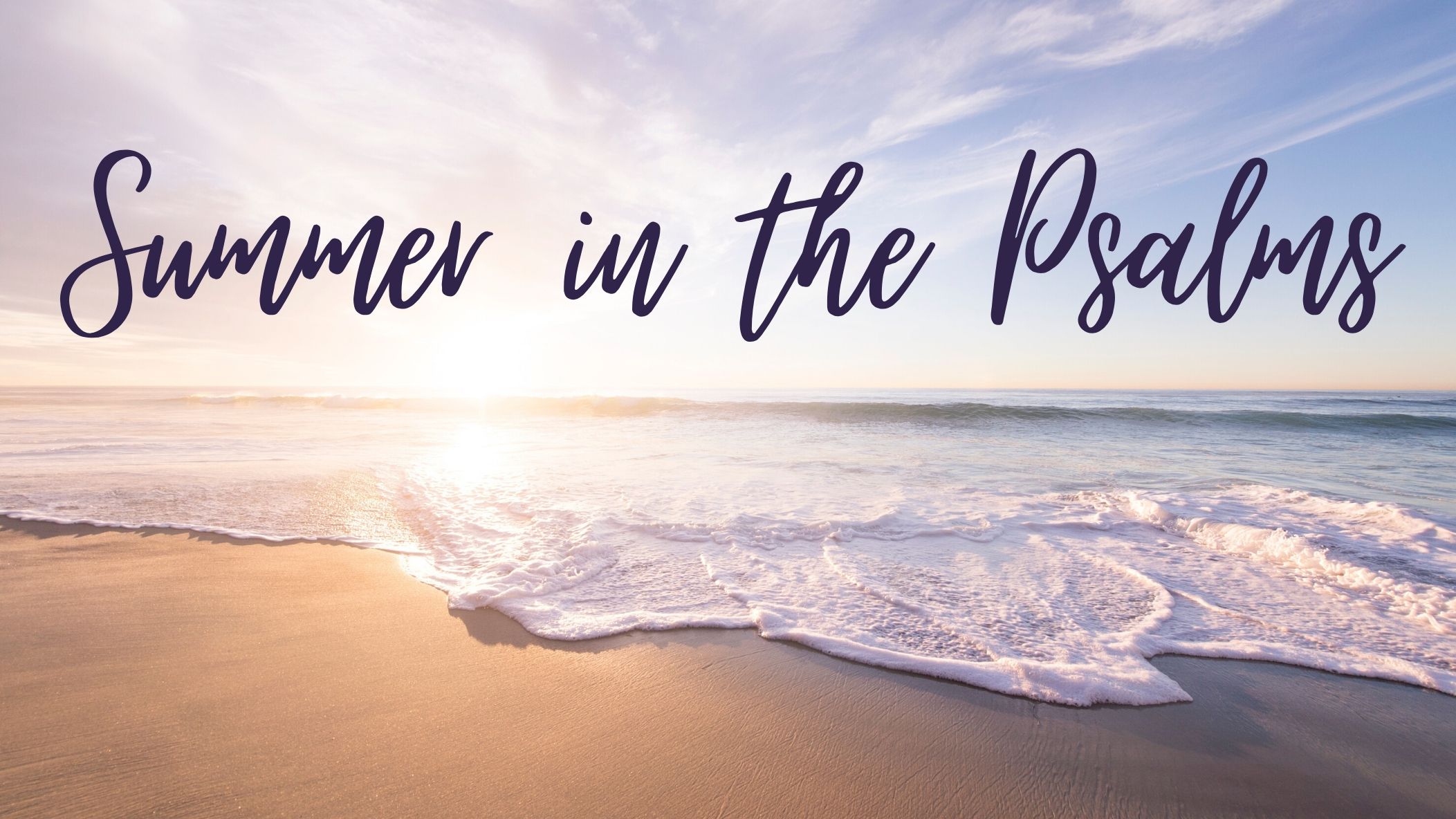 Summer in the Psalms banner