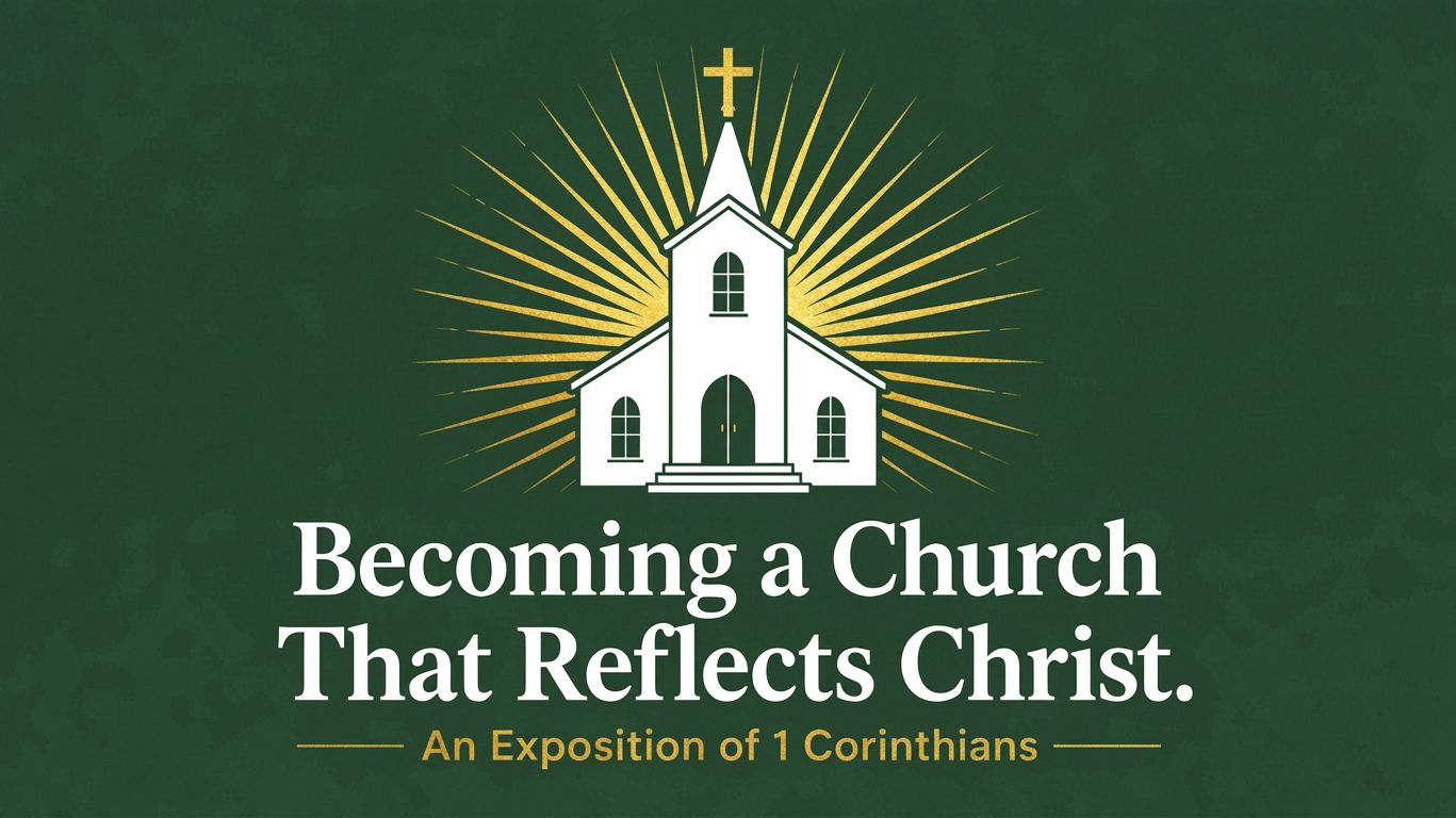 1 Corinthians: Becoming A Church That Reflects Christ banner