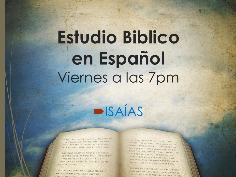 Spanish Bible Study - Isaiah 4x3