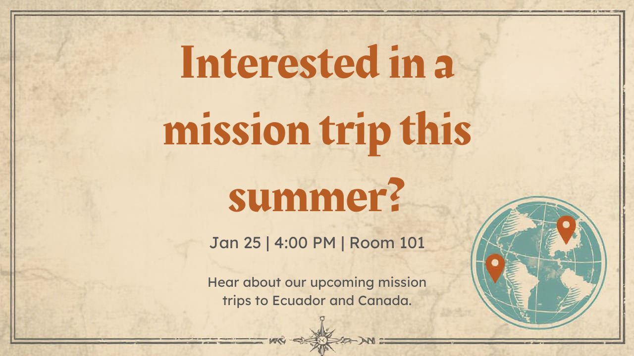 Mission Trip Interest Meeting