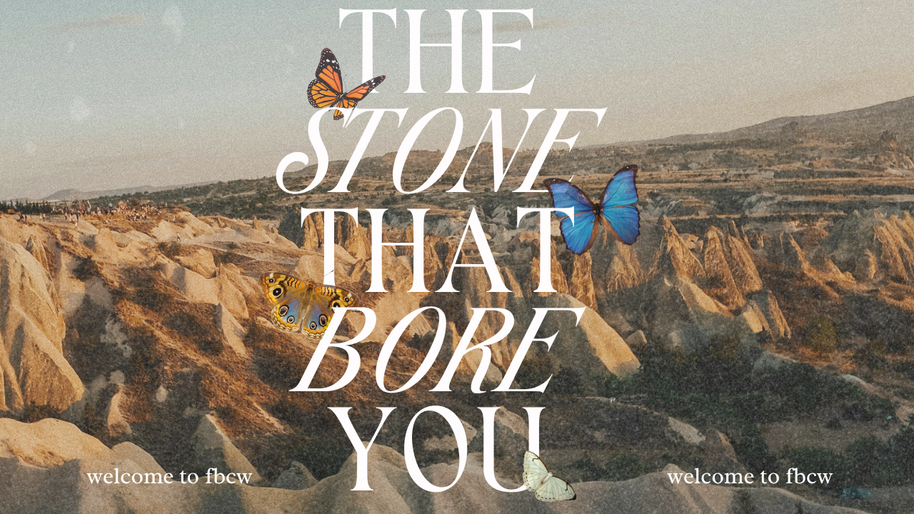 The Stone that Bore You  banner