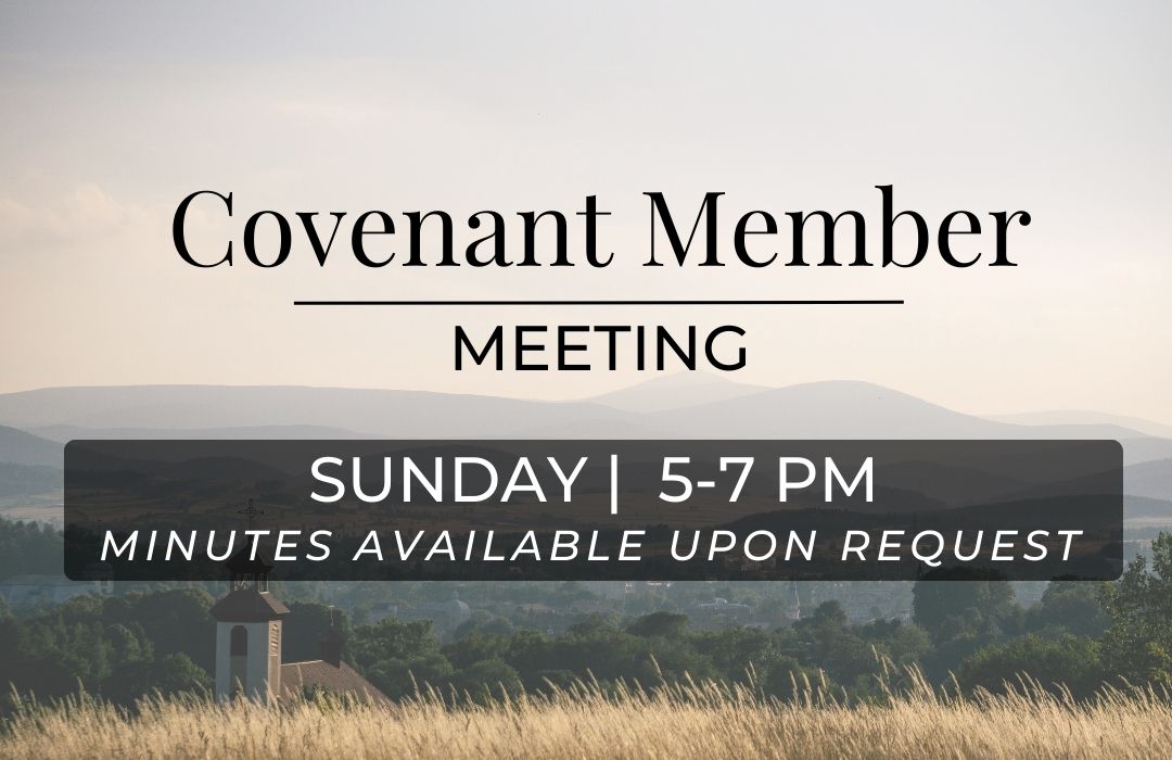 Covenant Member Meeting Generic for Web