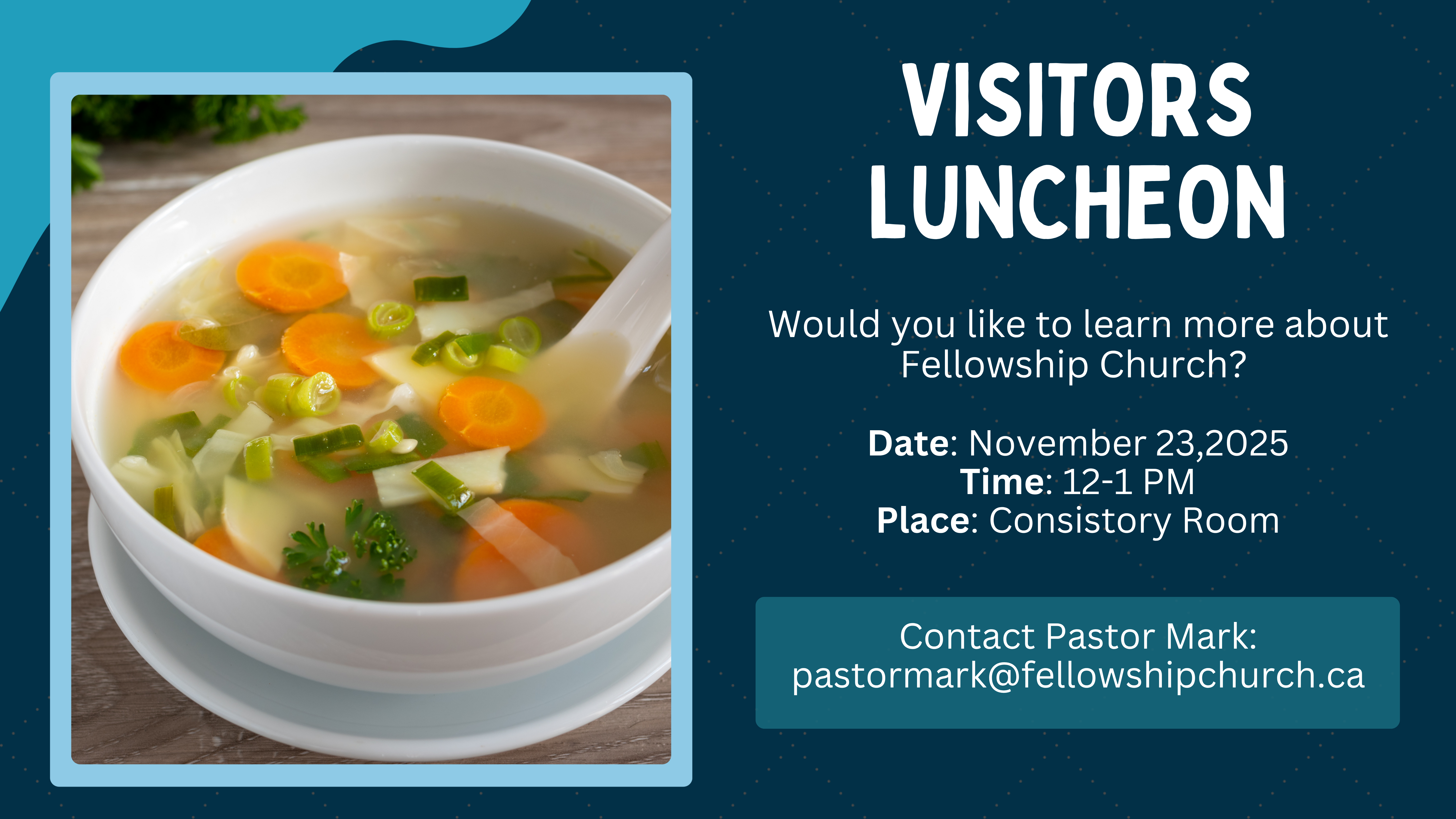 Visitor Luncheon!
