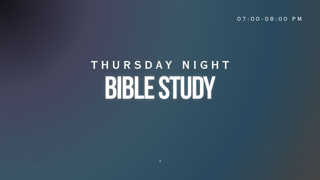 Bible Study