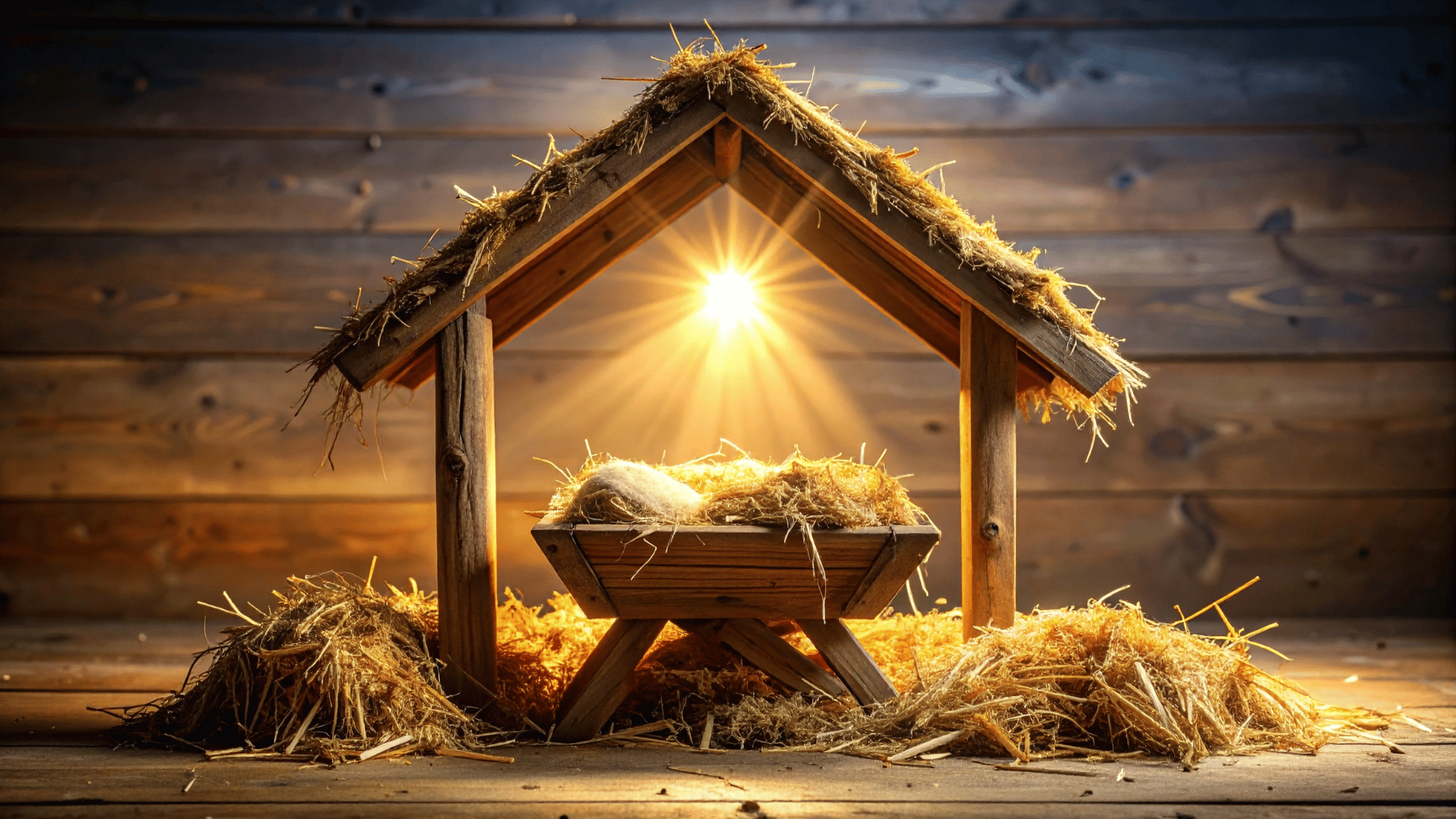 Black and Gold Church Christmas Announcement Presentation (1) image