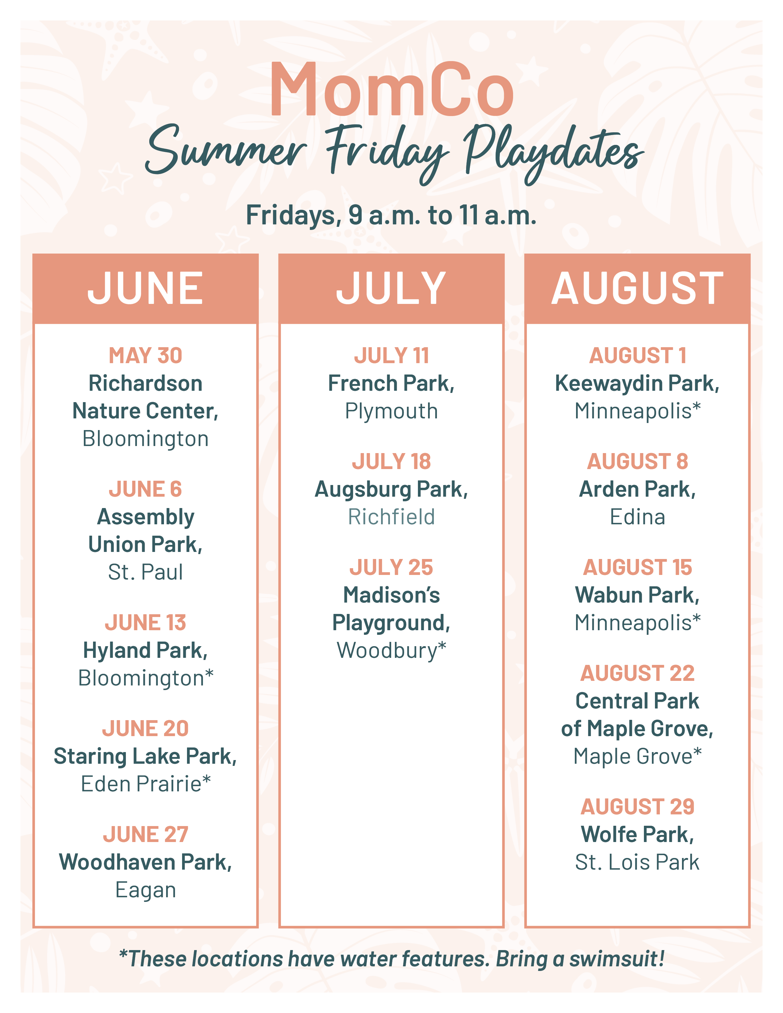 MomCo Summer Playdates 2025
