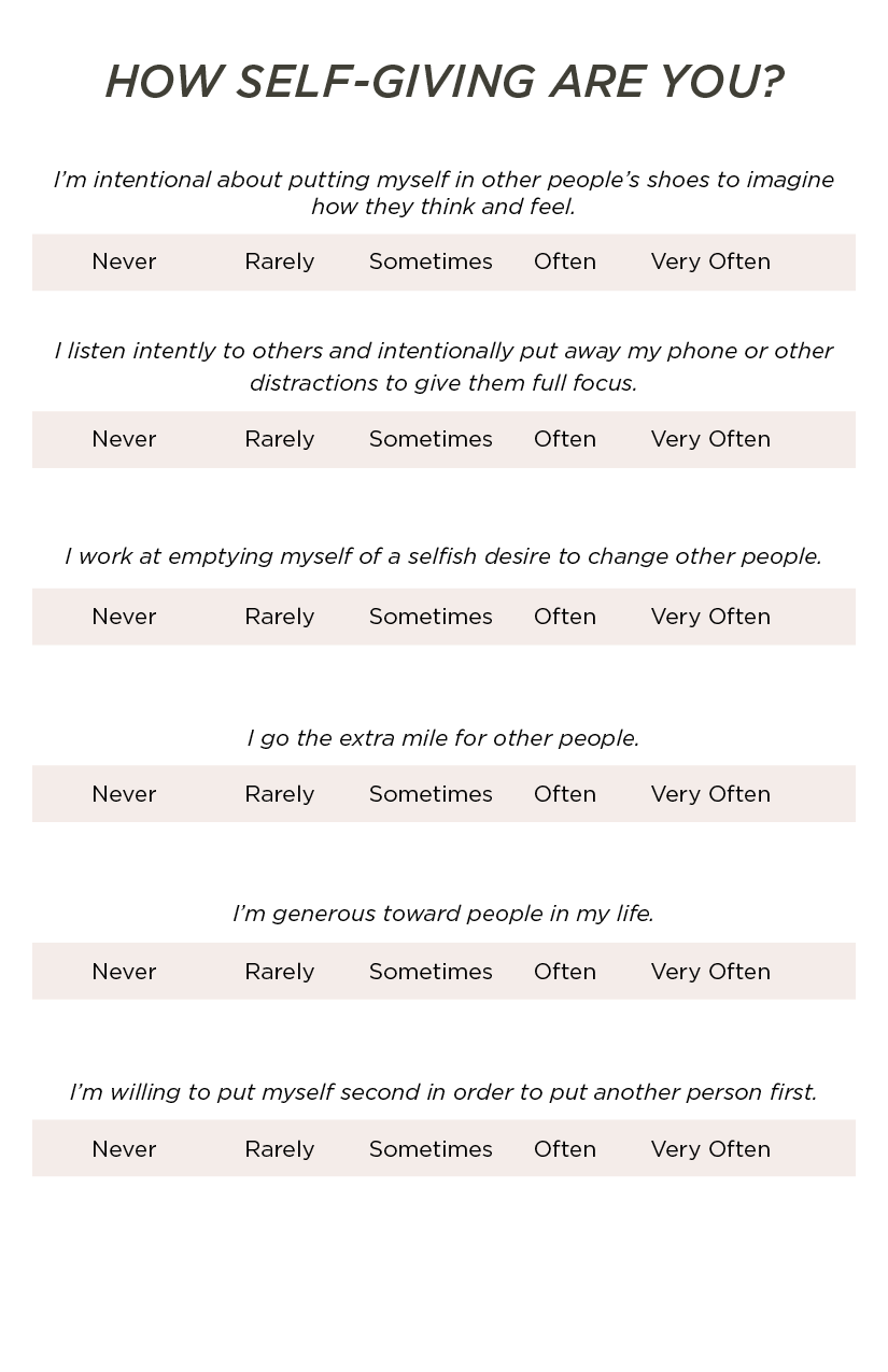 self-giving half-sheet