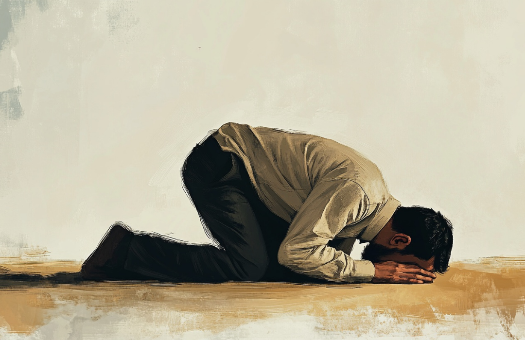 surrendered man