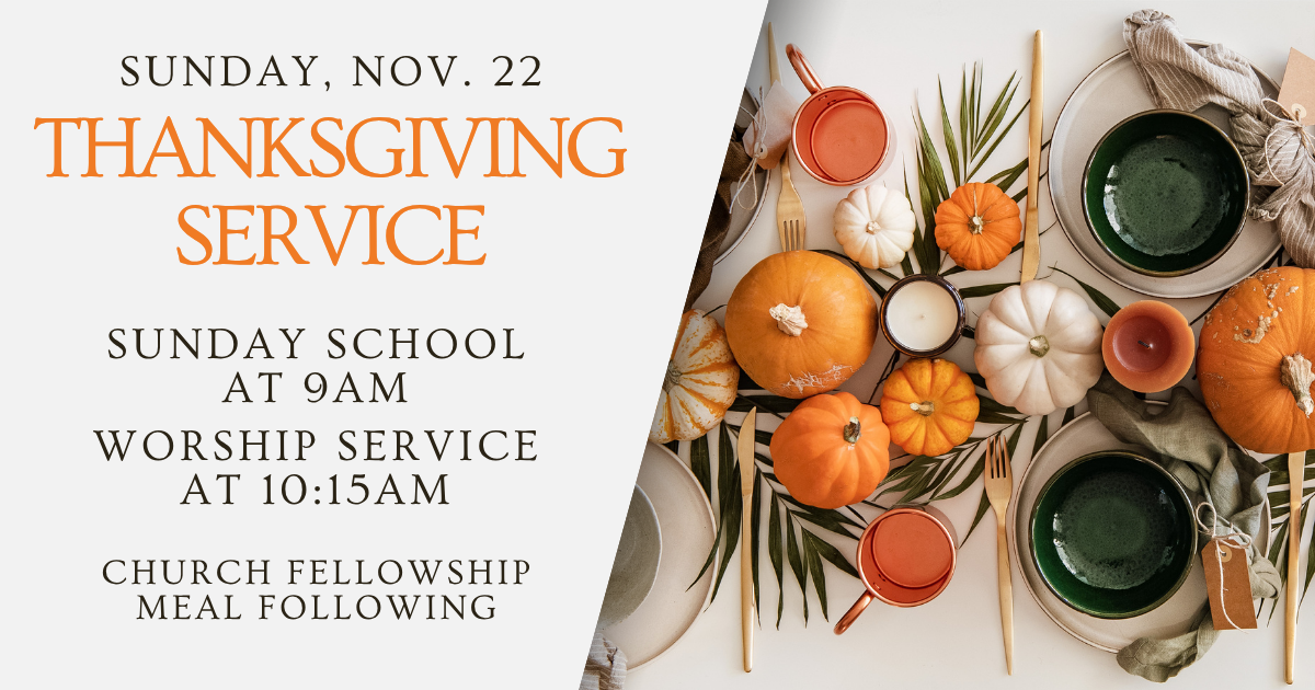thanksgiving SERVICE