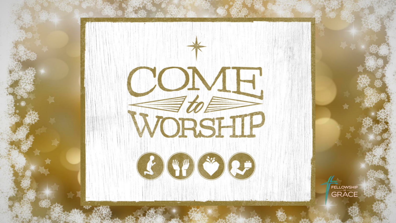Come to Worship banner