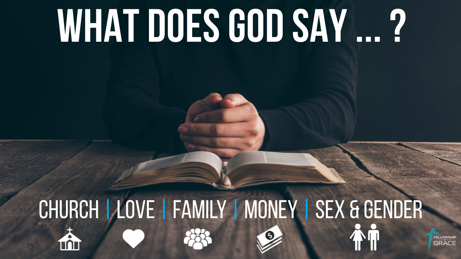 What Does God Say ... ? banner