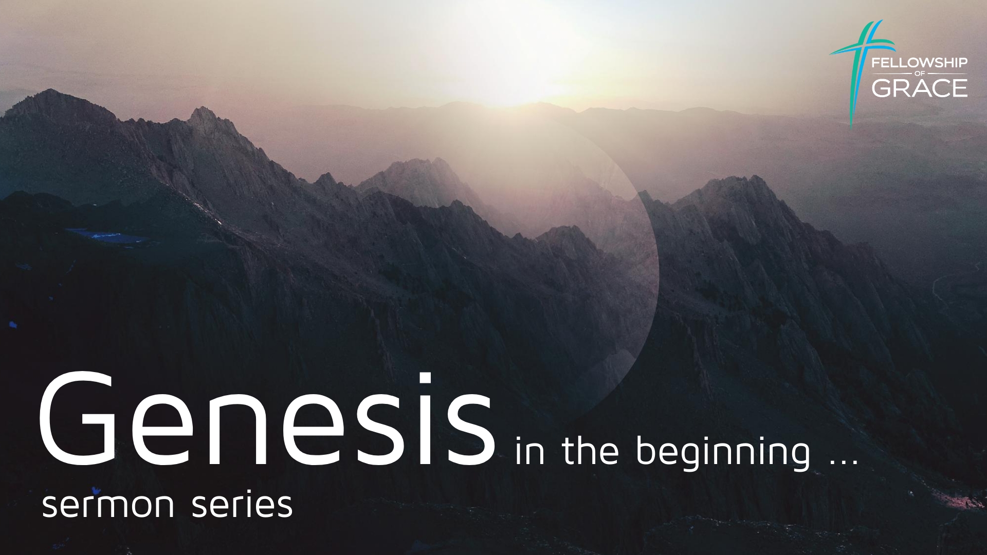 Genesis: in the beginning ... banner