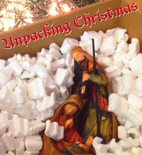 Unpacking Christmas banner