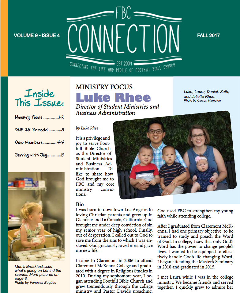 FBC Connection fall 17 cover