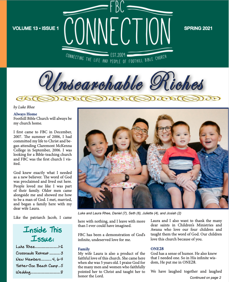 FBC Connection Spring 2021 Page 1