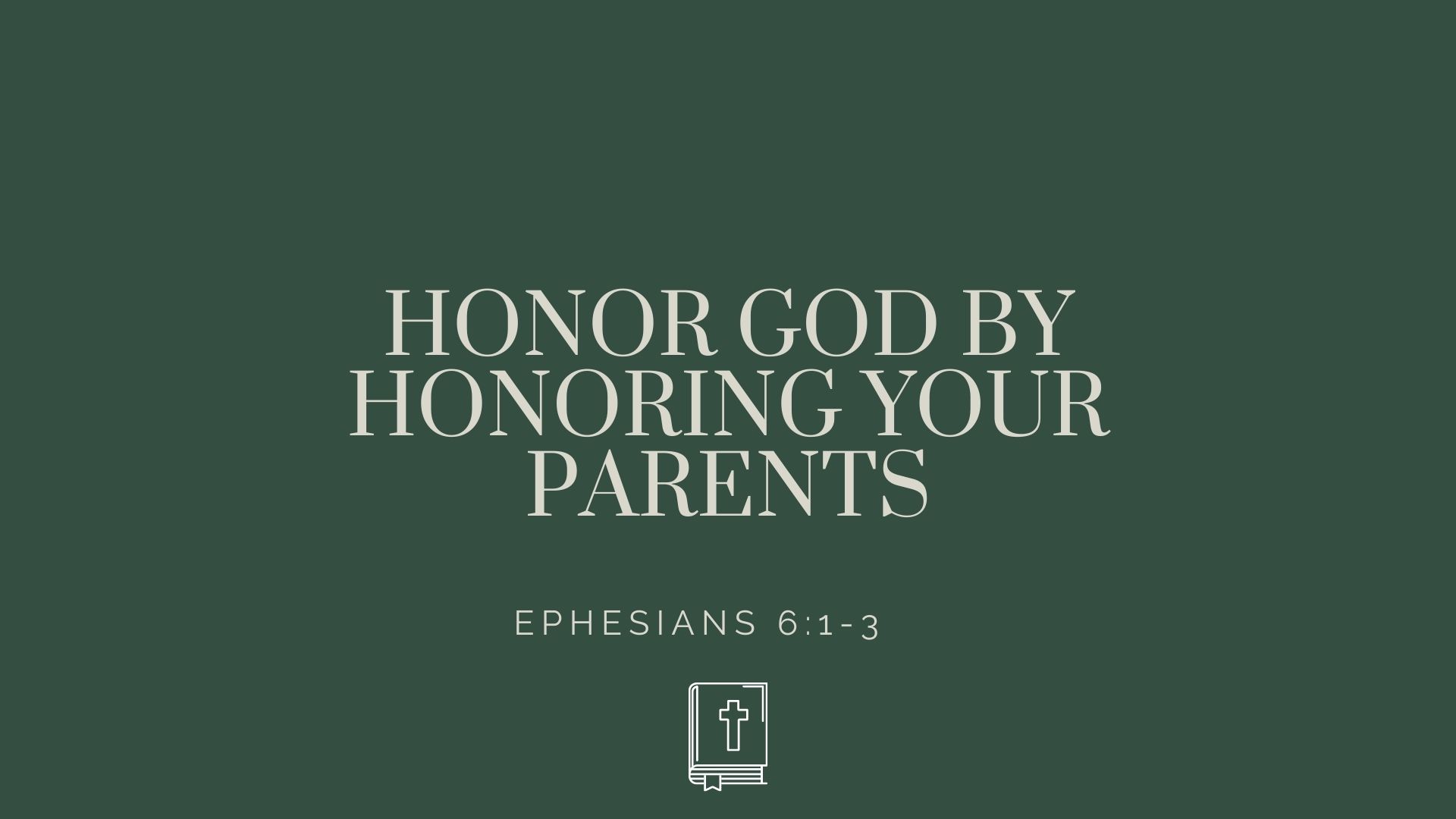 Honor God banner