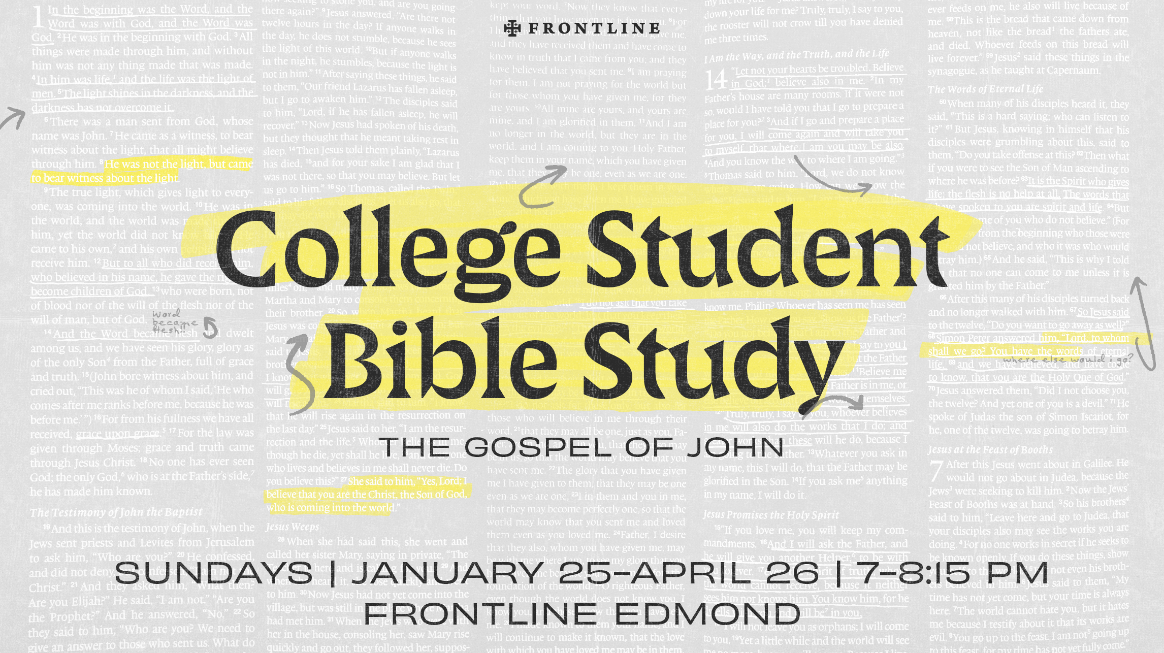College Bible Study - Slide image