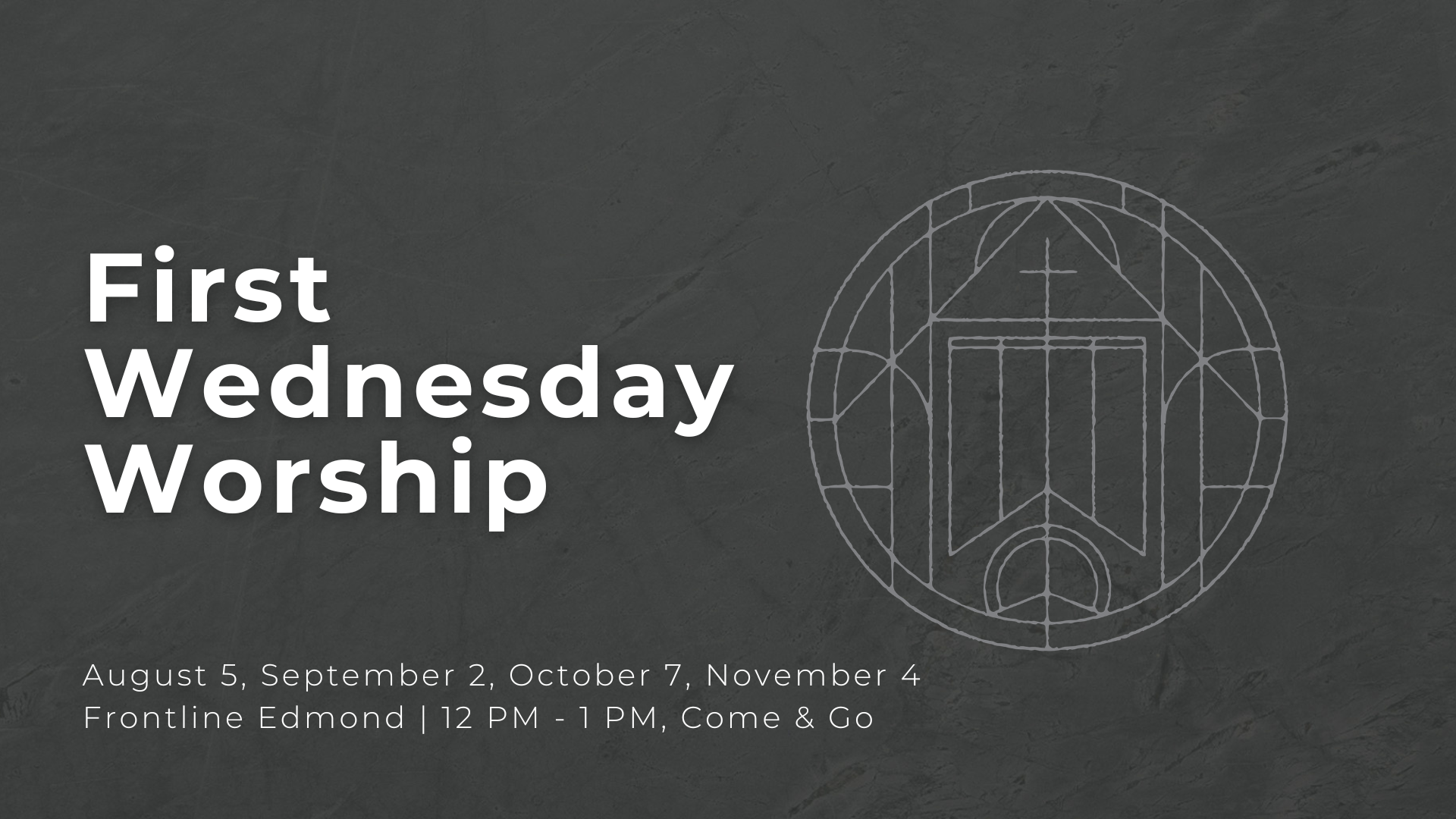 First Wed Worship image