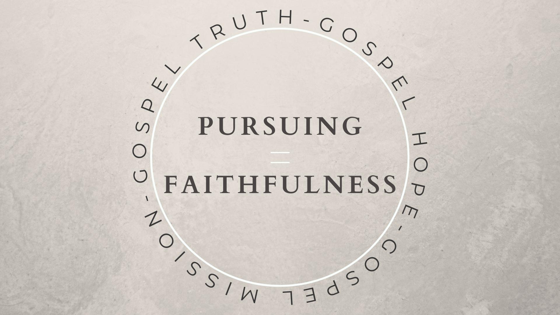 Pursuing Faithfulness
