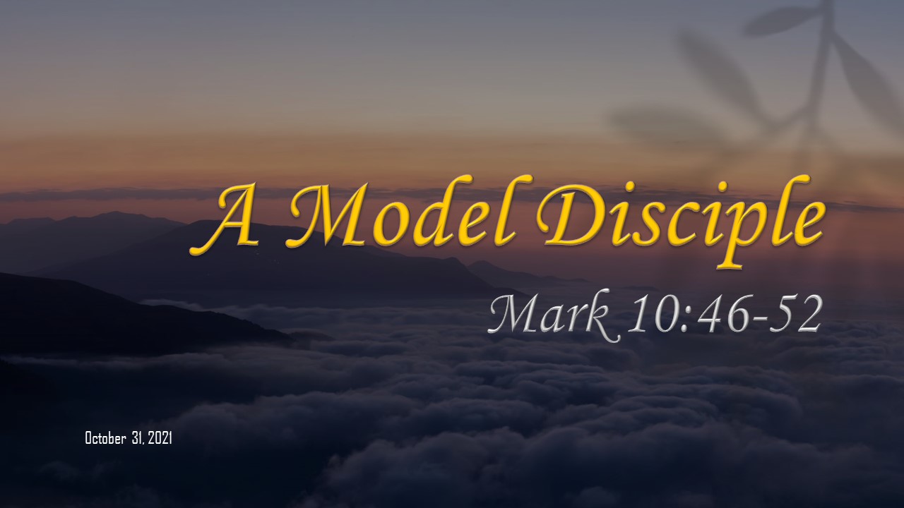 a model disciple
