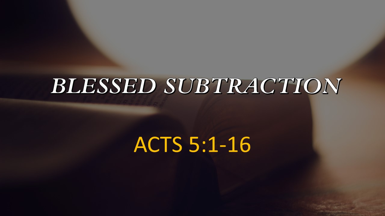 blessed subtraction