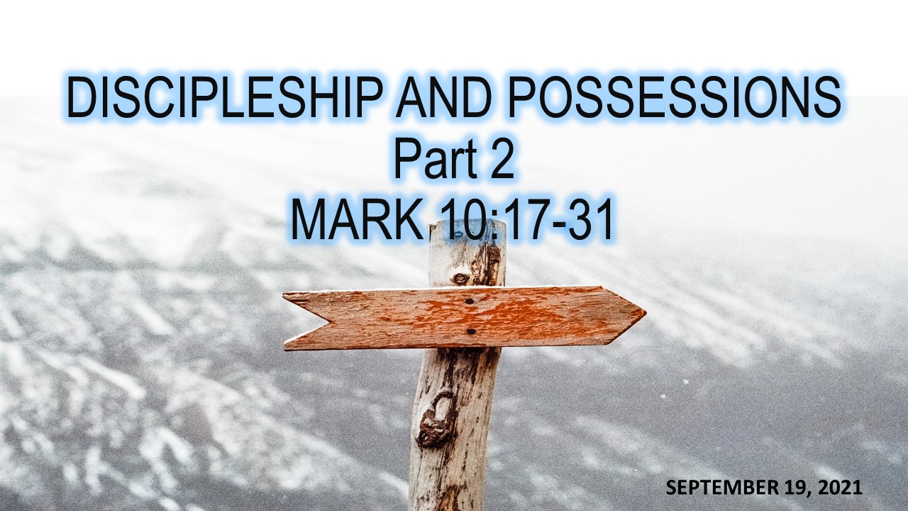 discipleship and possessions part2
