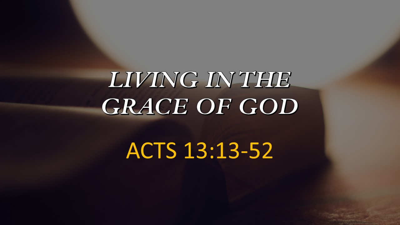living in the grace of God