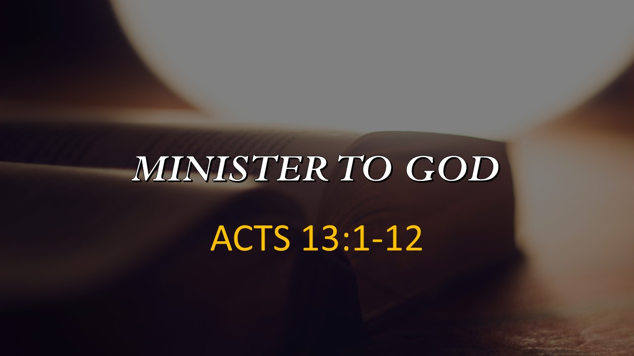 minister to God