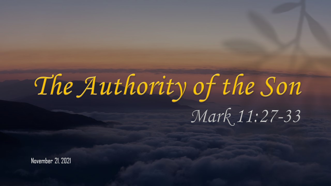 the authority of the Son