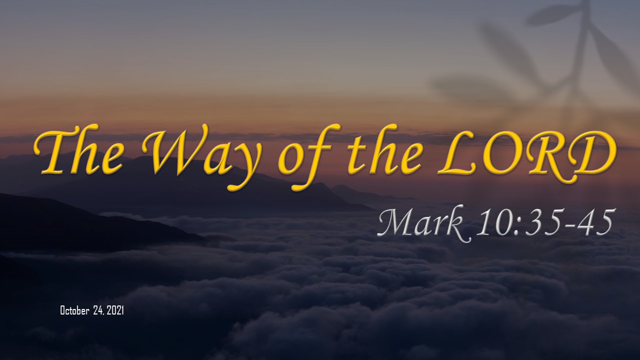 the way of the Lord