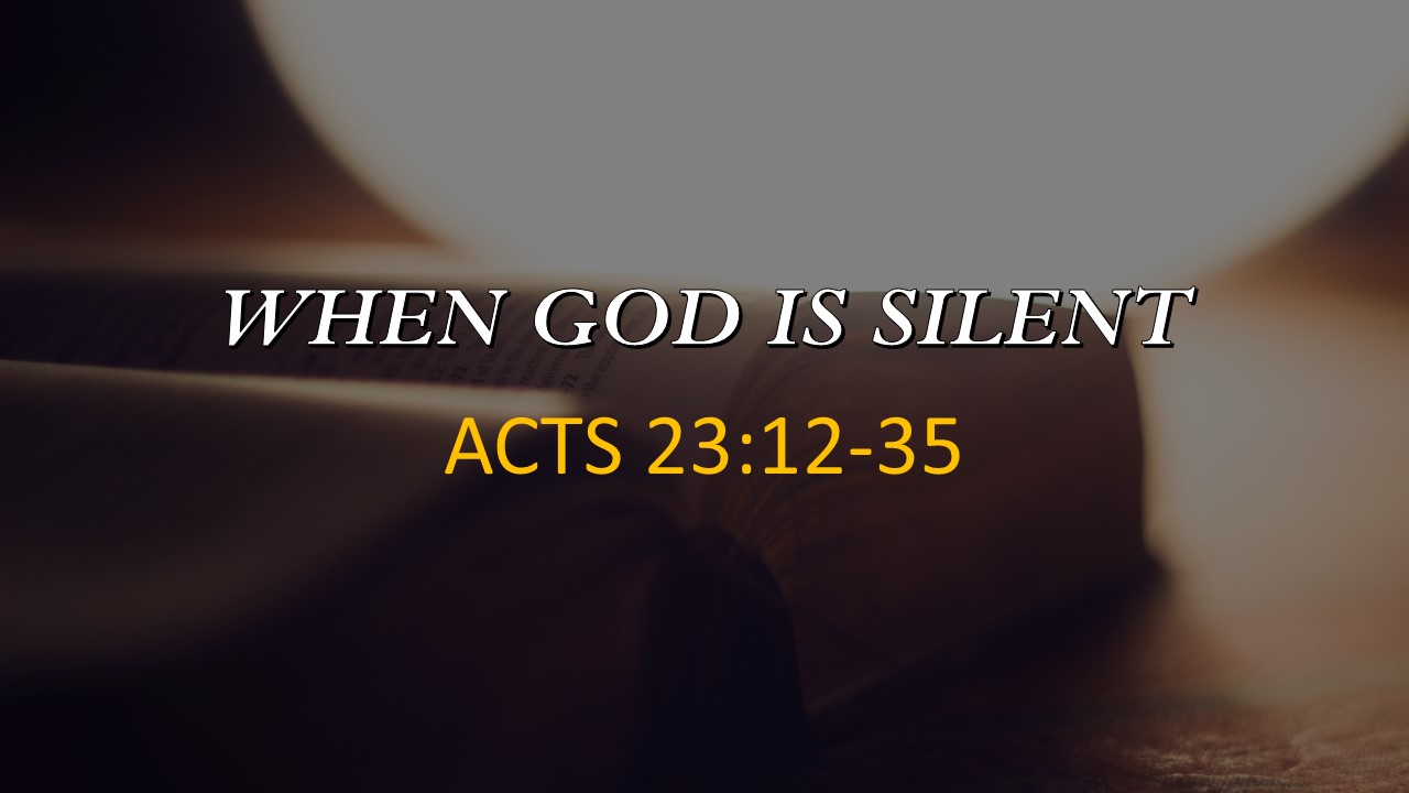whe God is silent
