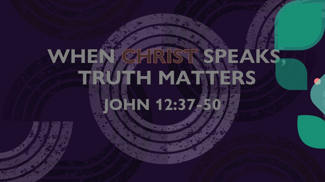 when Christ speaks
