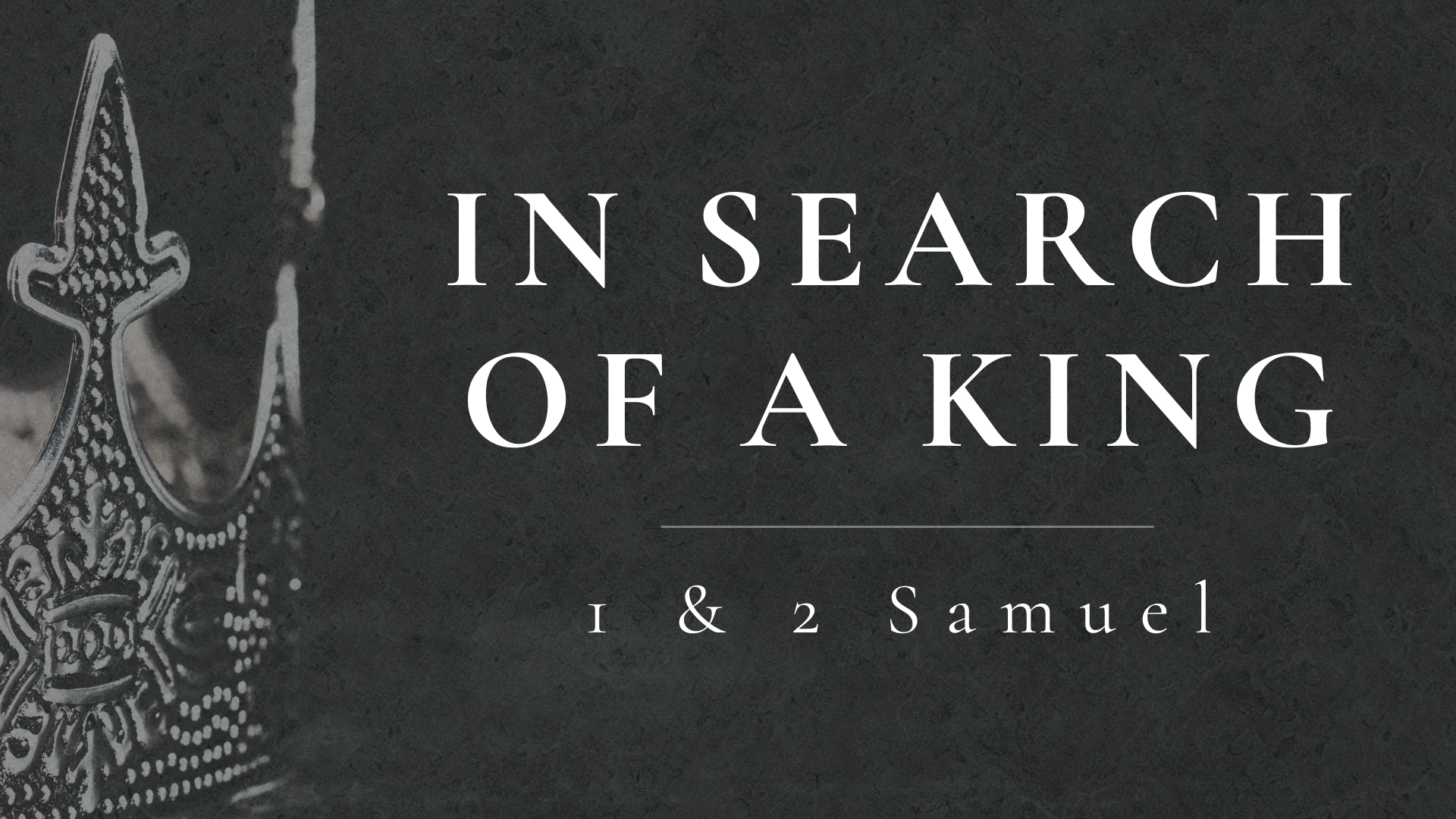 In Search of a King banner