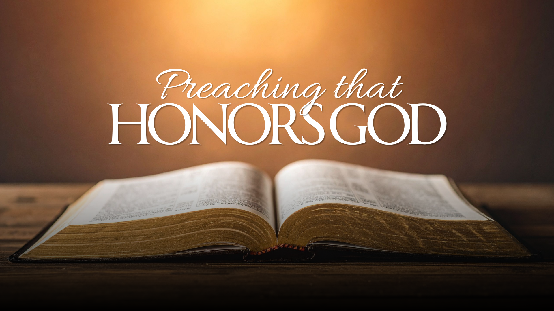 Preaching that Honors God series image