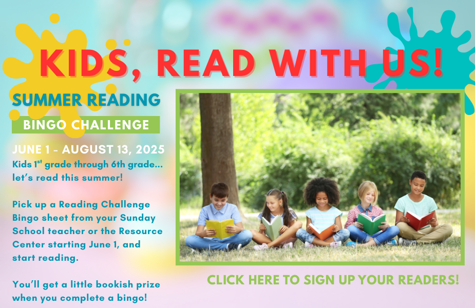 5-23-25 Kids Summer Reading Bingo 2025 eNews