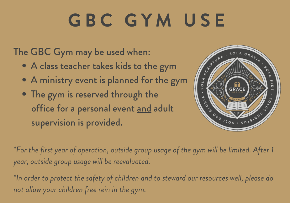 5-9-25 Gym Use eNews