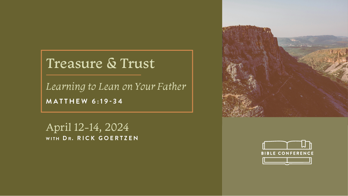 Treasure & Trust: Learning to Lean on Your Father banner